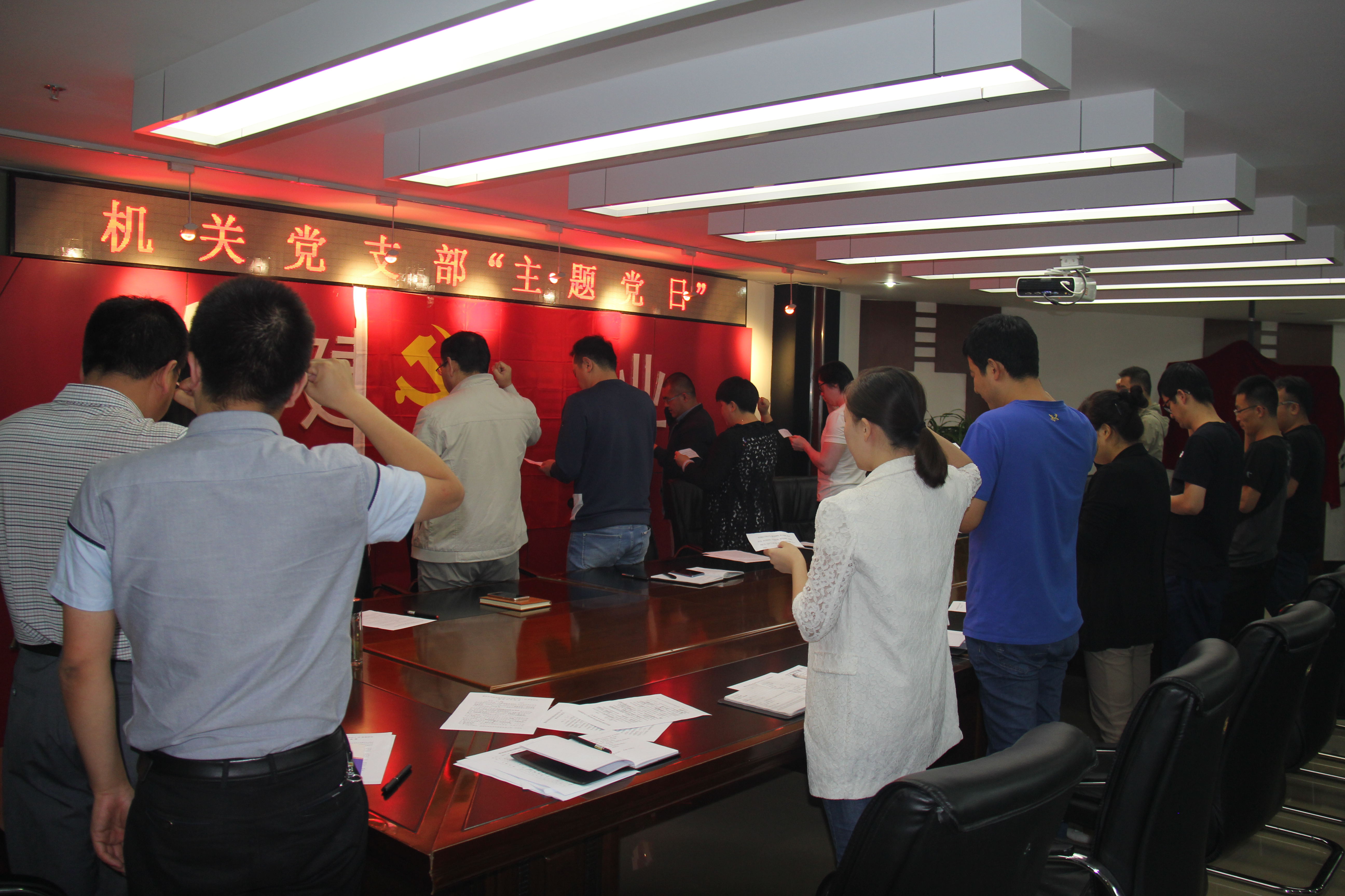 公司機關(guān)黨支部開展“主題黨日”