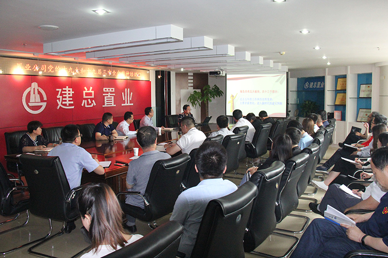 公司舉辦學(xué)習(xí)黨的十九大和十九屆三中全會(huì)精神培訓(xùn)班