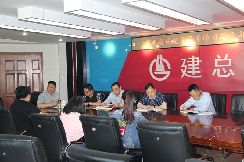 公司組織學(xué)習(xí)《甘肅省國有企業(yè)黨支部建設(shè)標(biāo)準(zhǔn)化手冊(cè)》