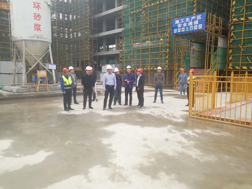 石磊  王學明調研上海甘建投