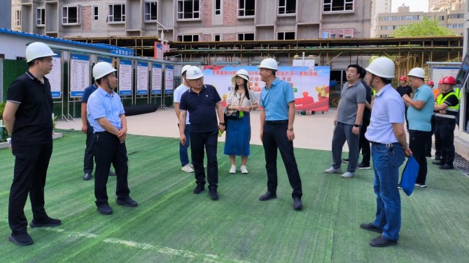 【“三抓三促”在行動】省住建廳一行蒞臨甘肅建投4#綜合樓調(diào)研2023年住房保障工作